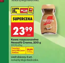 Biedronka Kawa rozpuszczalna Nescafe oferta
