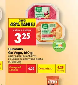 Biedronka Hummus Go Vege oferta