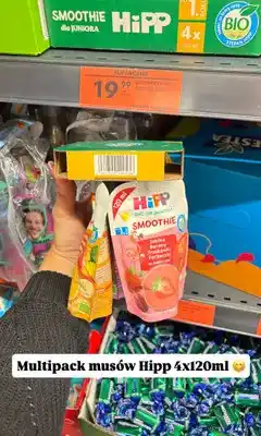 Biedronka Mus owocowy Smoothie HiPP BIO dla Juniora oferta