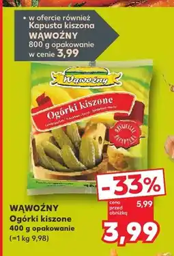Kaufland Ogórki kiszone Wąwoźny oferta