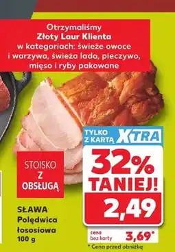 Kaufland Polędwica łososiowa Sława oferta