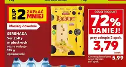 Kaufland Ser żółty w plastrach Serenada oferta