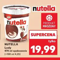 Kaufland Lody Nutella oferta