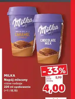 Kaufland Napój mleczny karmelowy Milka oferta