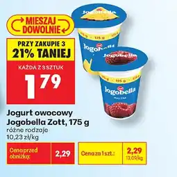 Biedronka Jogurt owocowy Zott oferta