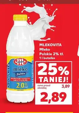 Kaufland Mleko polskie Mlekovita 2% oferta