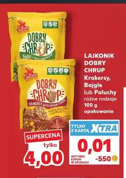 Kaufland Krakersy Dobry Chrup Lajkonik oferta