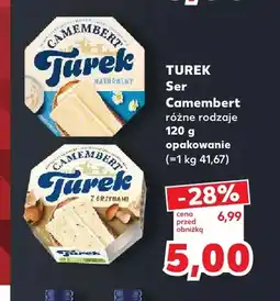 Kaufland Ser Camembert naturalny Turek oferta