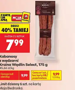 Biedronka Kabanosy Kraina Wędlin oferta