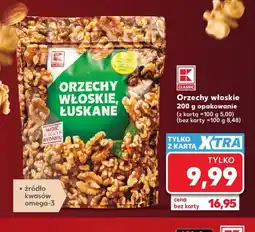 Kaufland Orzechy włoskie łuskane K-Classic oferta