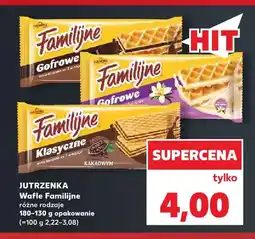 Kaufland Wafle Familijne Gofrowe cytrynowe Jutrzenka oferta