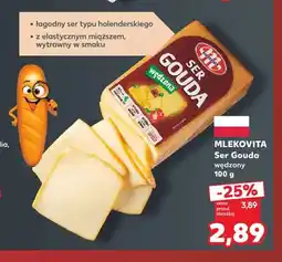 Kaufland Ser gouda wędzony Mlekovita oferta