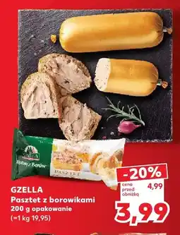 Kaufland Pasztet z borowikami Gzella oferta