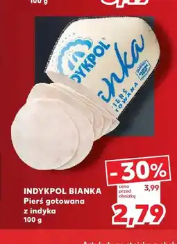 Kaufland Pierś gotowana z indyka Indykpol Bianka oferta