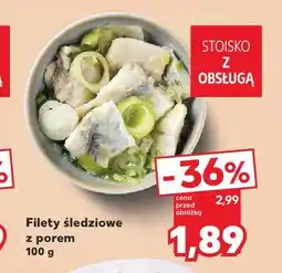Kaufland Filety śledziowe z porem oferta