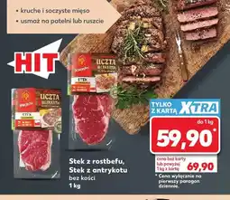 Kaufland Stek z rostbefu bez kości Sokołów Uczta Kulinarna oferta