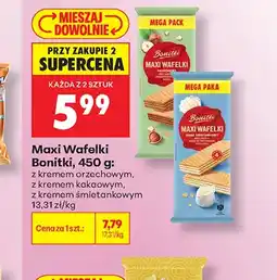 Biedronka Wafelki Maxi oferta