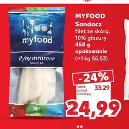 Kaufland Sandacz filet ze skórą Myfood oferta