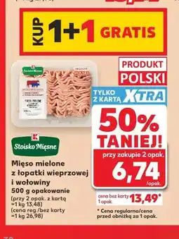 Kaufland Mięso mielone z łopatki wieprzowej i wołowiny Stoisko Mięsne oferta