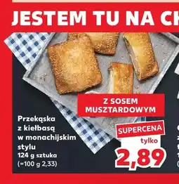 Kaufland Przekąska z kiełbasą w monachijskim stylu z sosem musztardowym oferta