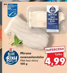 Kaufland Miruna nowozelandzka filet bez skóry Blue Bay oferta