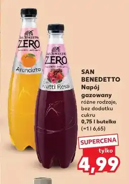 Kaufland Napój gazowany San Benedetto Zero Aranciata bez dodatku cukru oferta