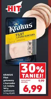 Kaufland Filet gotowany z kurczaka Krakus oferta
