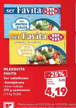 Kaufland Ser sałatkowo-kanapkowy Favita oferta