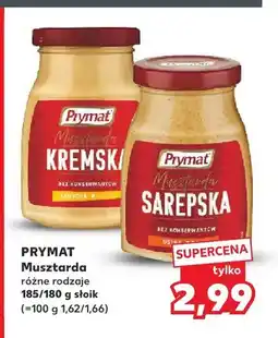 Kaufland Musztarda kremska Prymat oferta