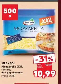 Kaufland Ser mozzarella tarty XXL Mlekpol oferta
