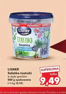 Kaufland Sałatka tzatziki w stylu greckim Lisner oferta