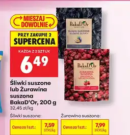 Biedronka Śliwki suszone BakaD'Or oferta