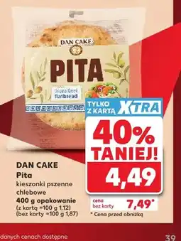 Kaufland Pita kieszonki pszenne chlebowe Dan Cake oferta