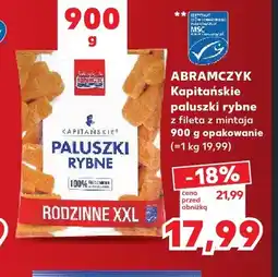 Kaufland Kapitańskie paluszki rybne z fileta z mintaja Abramczyk oferta