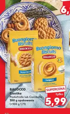Kaufland Ciastka Balocco Ciambelle oferta