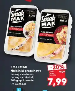 Kaufland Naleśniki proteinowe twaróg z malinami SmakMak oferta