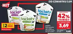 Kaufland Serek puszysty z czosnkiem Łaciate oferta