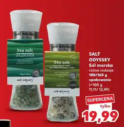 Kaufland Sól morska z czosnkiem i bazylią Salt Odyssey oferta