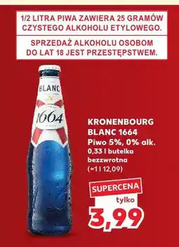 Kaufland Piwo Kronenbourg Blanc 1664 5% oferta
