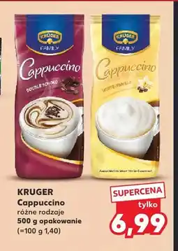 Kaufland Kawa rozpuszczalna Cappuccino Krüger Double Schoko oferta