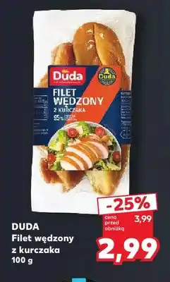 Kaufland Filet wędzony z kurczaka Duda oferta