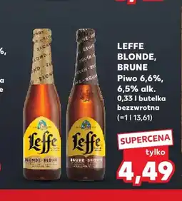 Kaufland Piwo Leffe Blonde oferta