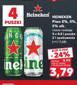 Kaufland Piwo Heineken 4-pak oferta