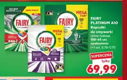 Kaufland Kapsułki do zmywarki Fairy Platinum AIO oferta