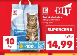Kaufland Żwirek dla kotów K-Classic oferta