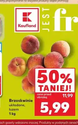 Kaufland Brzoskwinie układane oferta