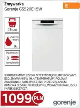 Kakto Zmywarka Gorenje GS520E15W oferta