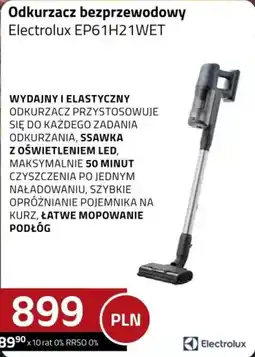 Kakto Odkurzacz bezprzewodowy Electrolux EP61H21WET oferta
