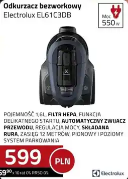 Kakto Odkurzacz bezworkowy Electrolux EL61C3DB oferta