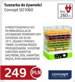 Kakto Suszarka do żywności Concept SO1060 oferta